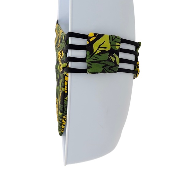 Citrine Swim Morocco Bikini Bottom - King of Fruit Pineapple Print - size M - Picture 4 of 11